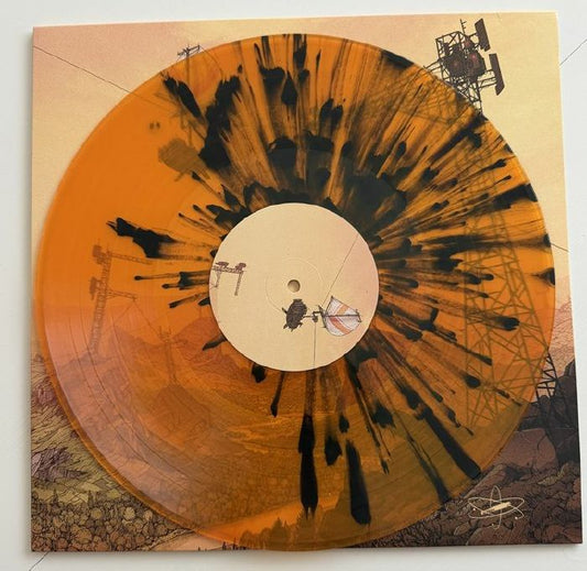 OCHRE - Oversail [black splattered orange vinyl]