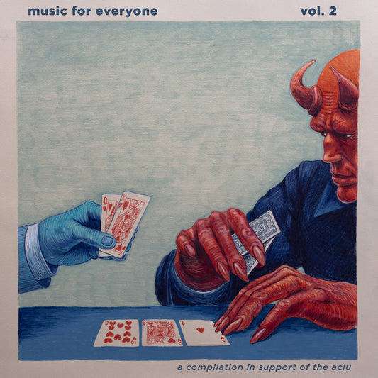 Various Artists - Music For Everyone Vol .2 (OXBLOOD W/ AQUA BLUE SWIRL VINYL)