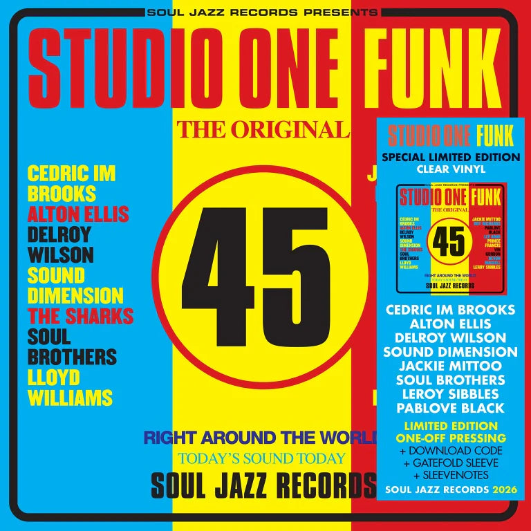 VA / Soul Jazz Records Presents - STUDIO ONE FUNK [Clear vinyl edition]
