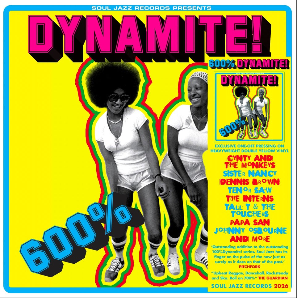 Soul Jazz Records Presents - 600% DYNMAITE! Ska, Soul, Rocksteady, Funk and Dub in Jamaica [2LP transparent yellow]