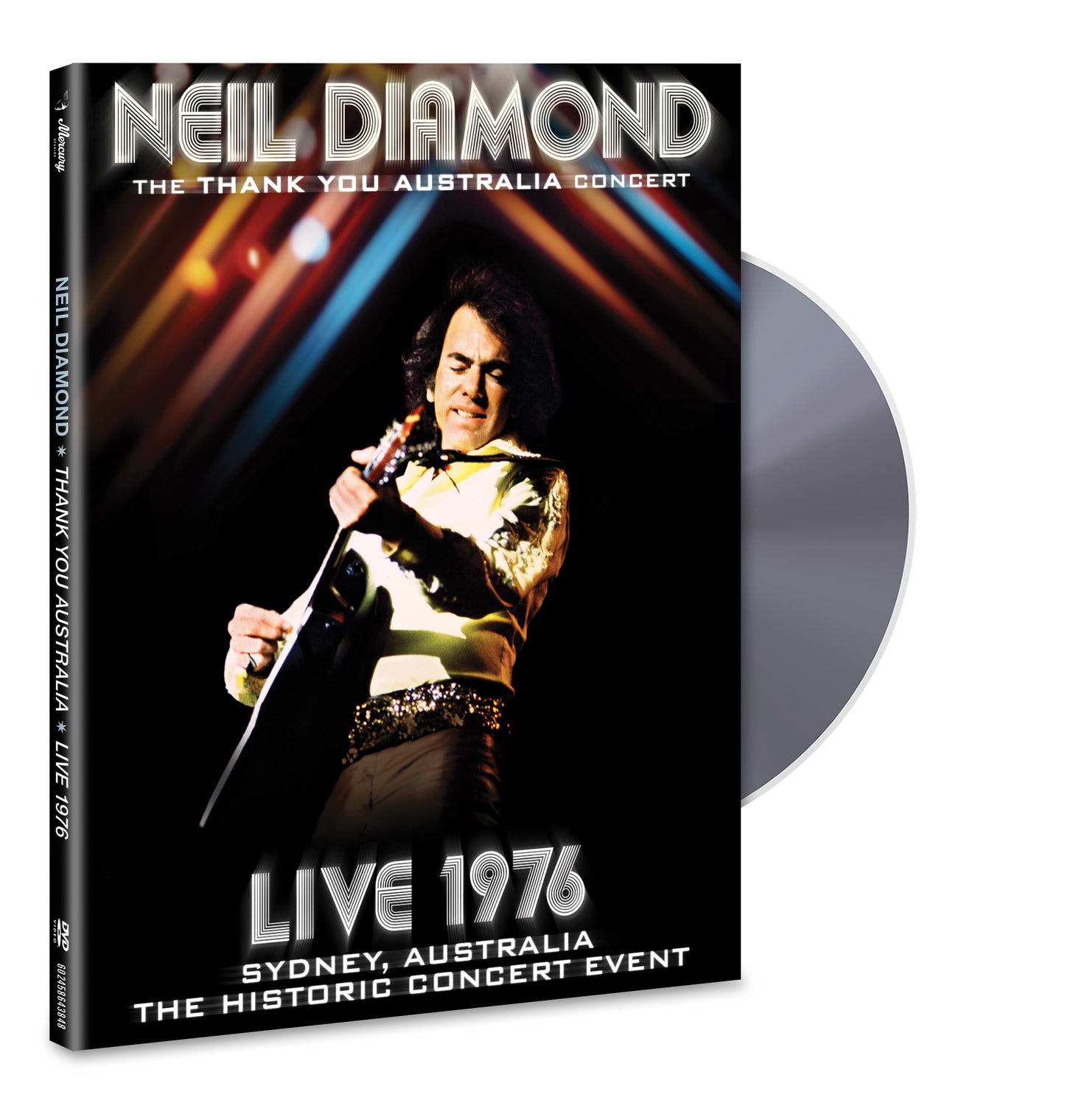 Neil Diamond - The Thank You Australia Concert Live 1976 [DVD9 / Blu-ray-sized softpak / 6-panel + 1 disc pocket]