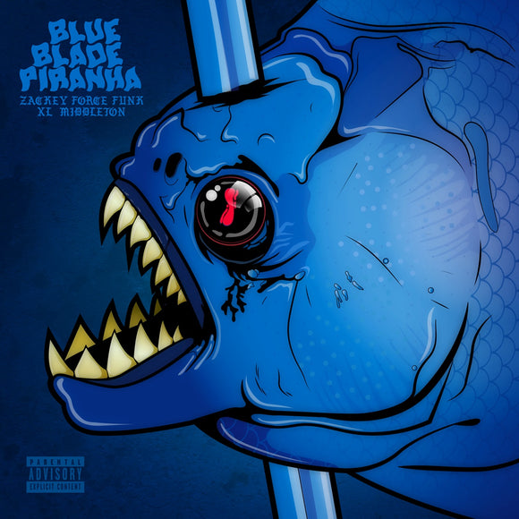 Zackey Force Funk & XL Middleton - Blue Blade Piranha [Purple Galaxy Vinyl]