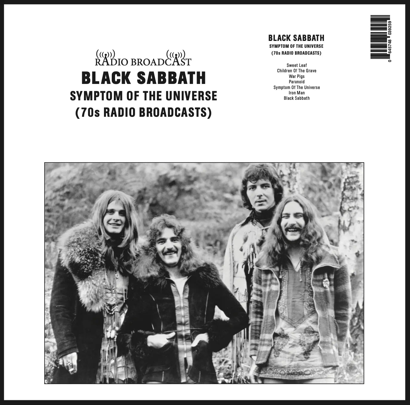 BLACK SABBATH - Symptom Of The Universe (70s Radio Broadcast)