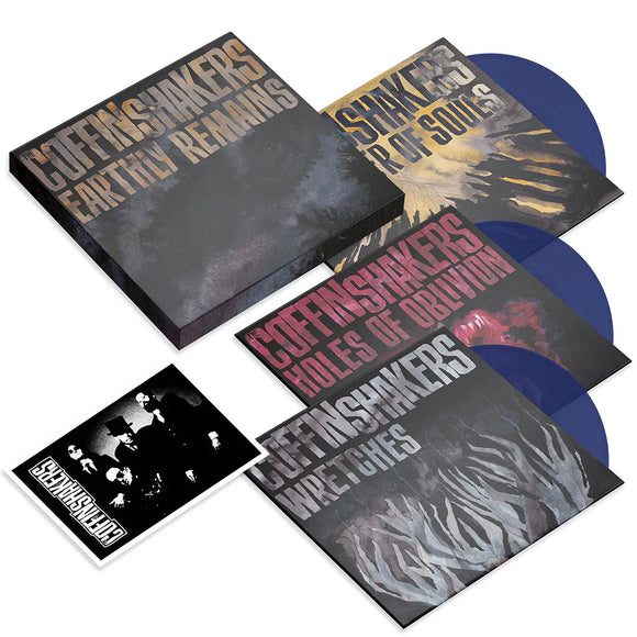 The Coffinshakers - Earthly Remains [Transparent Blue Vinyl Box Set]