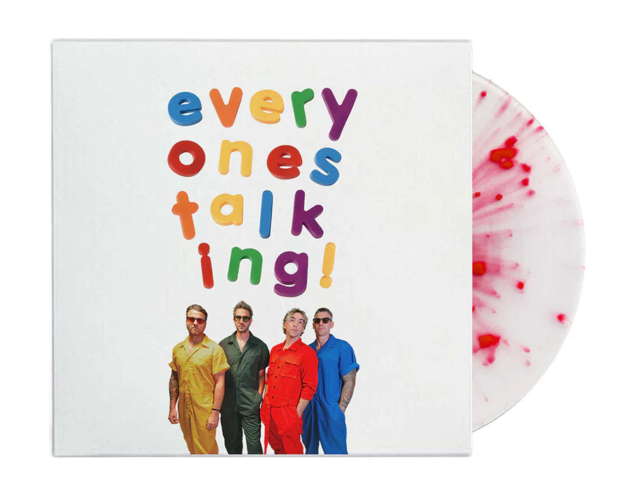 All Time Low - Everyone's Talking [White with red accents coloured vinyl]