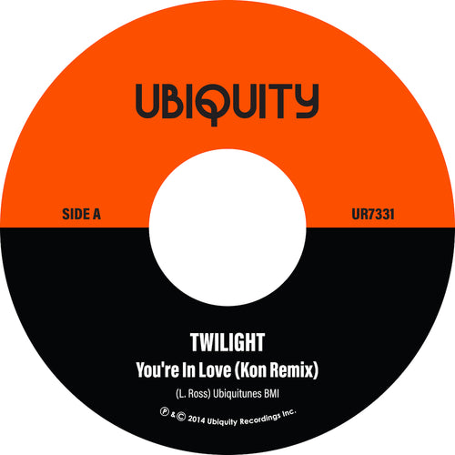 Twilight and Kon - You're In Love (Kon Remix & Dub) [7" Vinyl] (ONE PER PERSON)