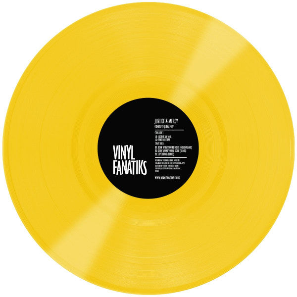 Justice & Mercy - Concrete Jungle EP [Yellow Vinyl Repress]