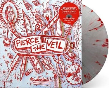 Pierce The Veil - Misadventures [Silver with Red Splatter LP]
