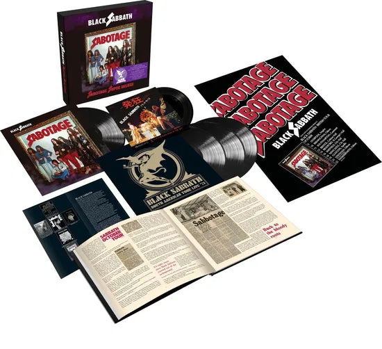 Black Sabbath - Sabotage [Super Deluxe Box Set with 4 LP's + 7"]