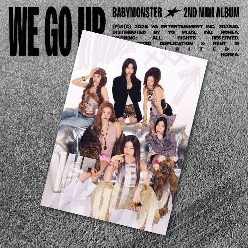 BABYMONSTER  - [WE GO UP] CD POSTCARD version