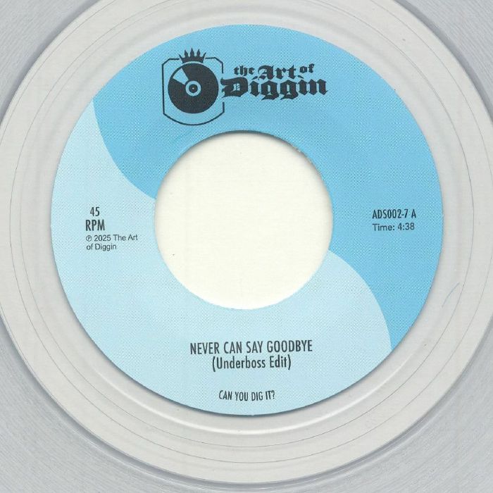 The UNDERBOSS - Never Can Say Goodbye [clear vinyl 7"]