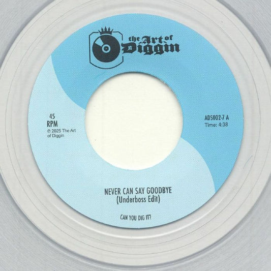 The UNDERBOSS - Never Can Say Goodbye [clear vinyl 7"]