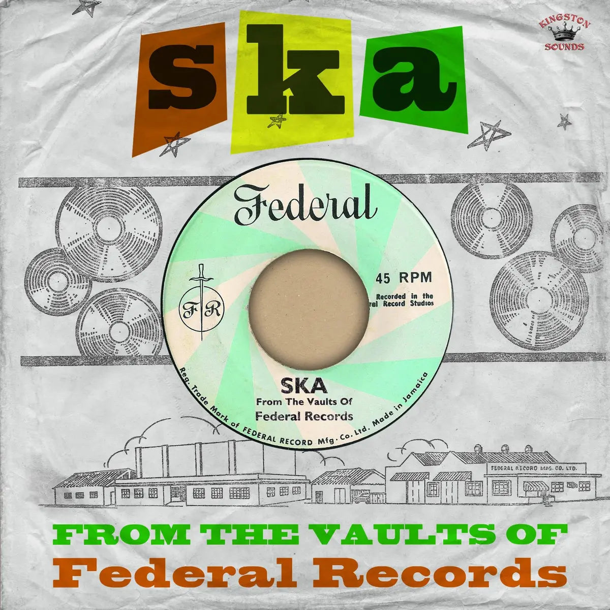 Various Artists - Ska- From The Vaults Of Federal Records [LP]