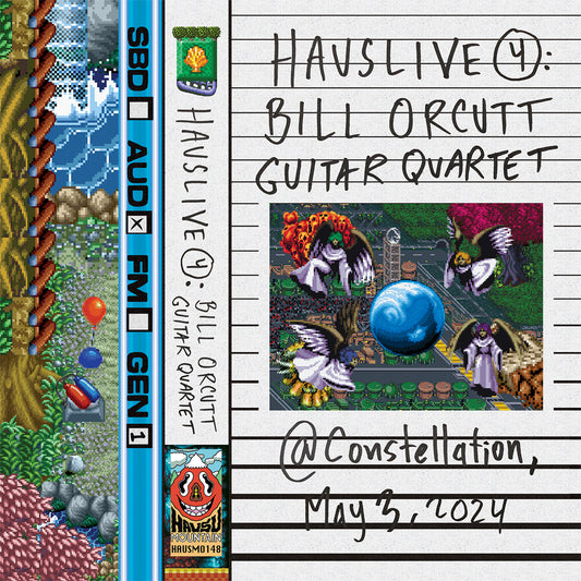 BILL GUITAR QUARTET ORCUTT - HausLive 4 [Cassette]