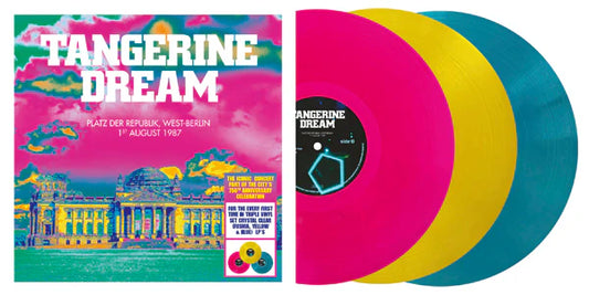 TANGERINE DREAM - Platz Der Republik. West-Berlin - August 1st 1987 (Pink/Yellow/Blue Vinyl)
