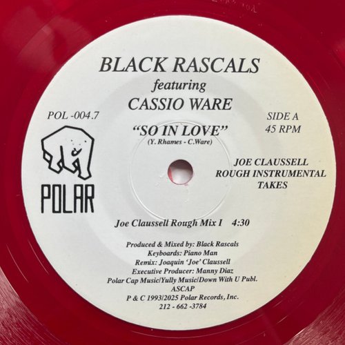 Black Rascals - So In Love (Joe Claussell Remix) [7" Red Vinyl]