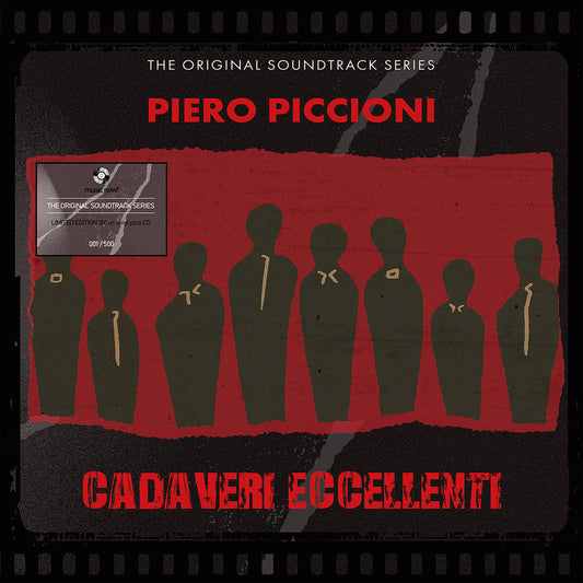 PIERO PICCIONI - Cadaveri Eccellenti - Original Soundtrack (Numbered Edition) (Transparent Red Vinyl) [LP + CD]