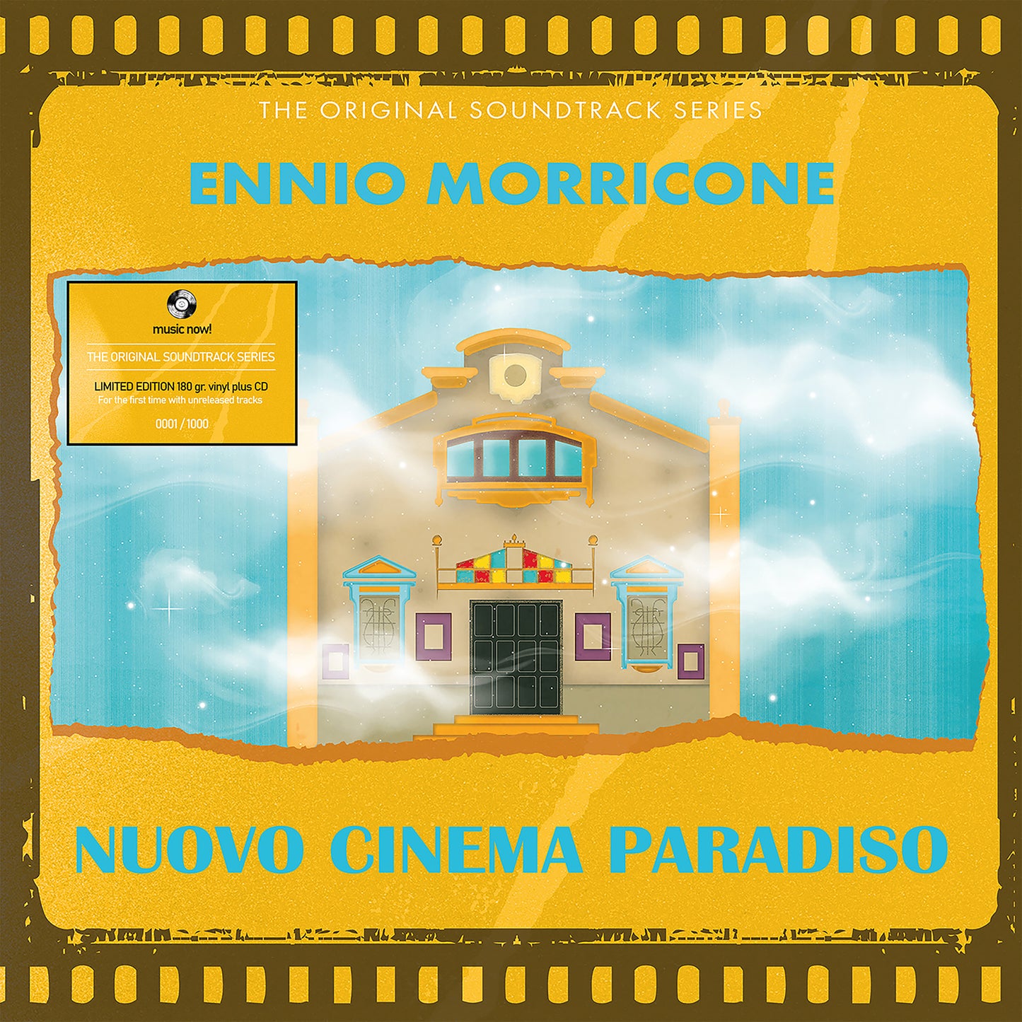 ENNIO MORRICONE - Nuovo Cinema Paradiso - Original Soundtrack (Numbered Edition) (Transparent Yellow Vinyl)	[LP + CD]