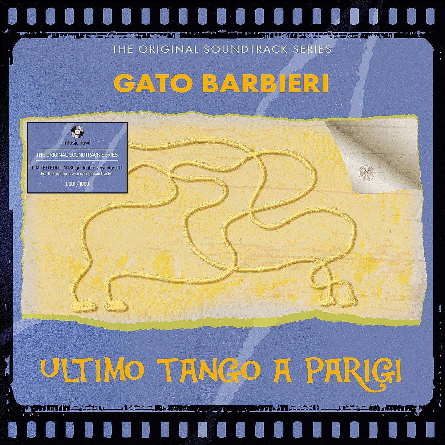 GATO BARBIERI - Ultimo Tango A Parigi - Original Soundtrack (Numbered Edition) (Transparent Blue Vinyl) [LP + CD]
