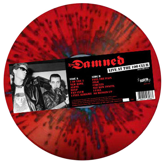 DAMNED - LIVE AT THE 100 CLUB [Red/Black Splatter Vinyl]