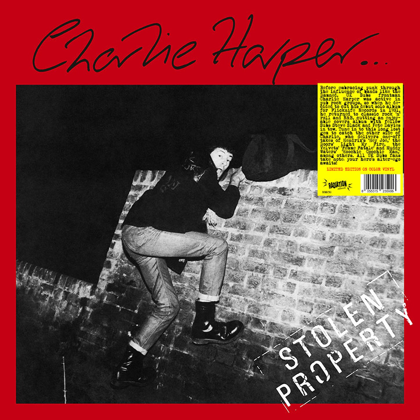 CHARLIE HARPER	- STOLEN PROPERTY [White Marble Vinyl]