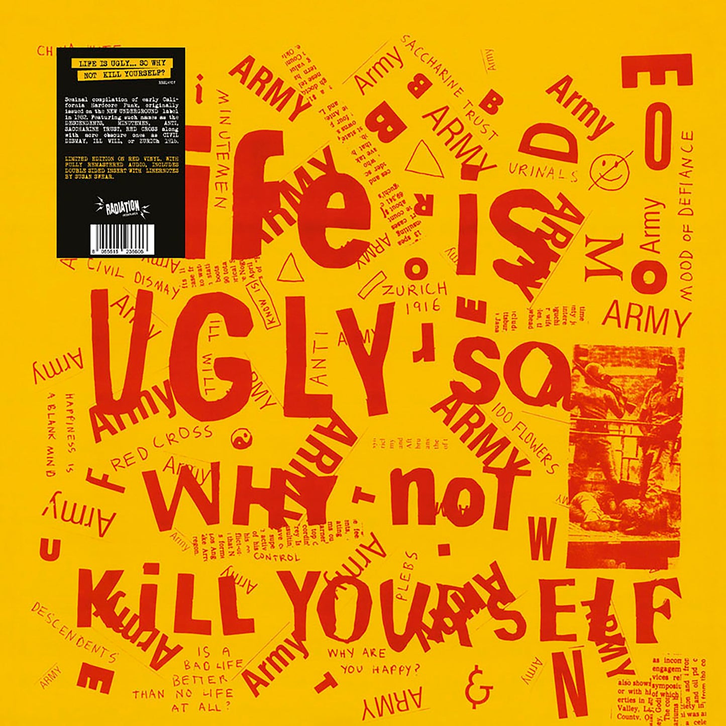 VARIOUS ARTISTS - Life Is Ugly So Why Not Kill Yourself (Red Vinyl)