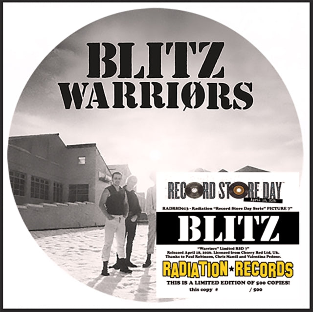 Blitz - Warriors / Youth (Limited Edition) [7" Picture Disc]