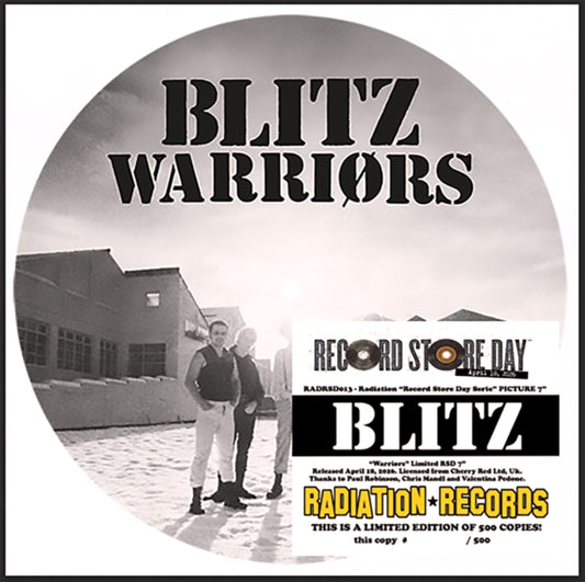 Blitz - Warriors / Youth (Limited Edition) [7" Picture Disc]