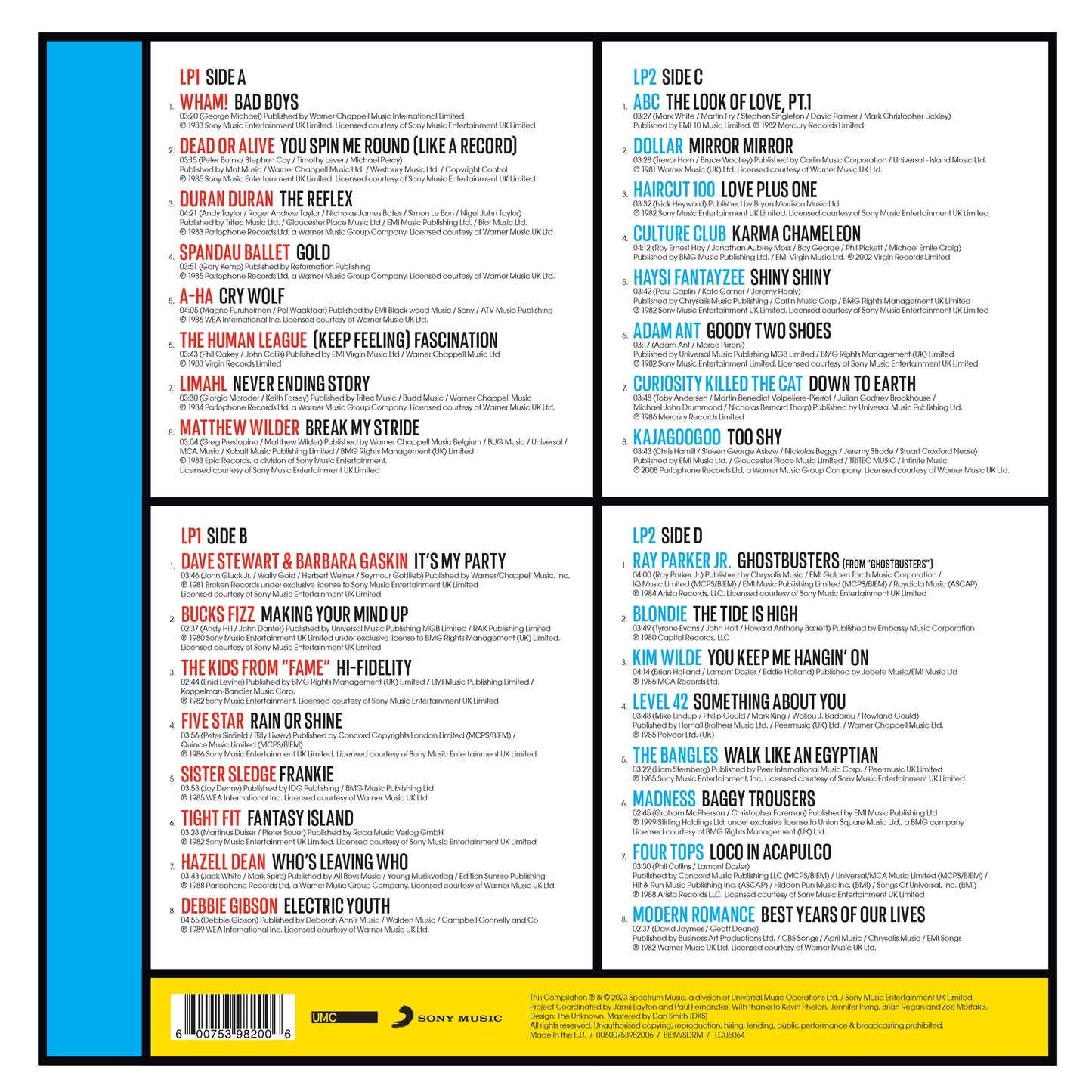 Various Artists - The 80s Pure Pop Album [2LP]