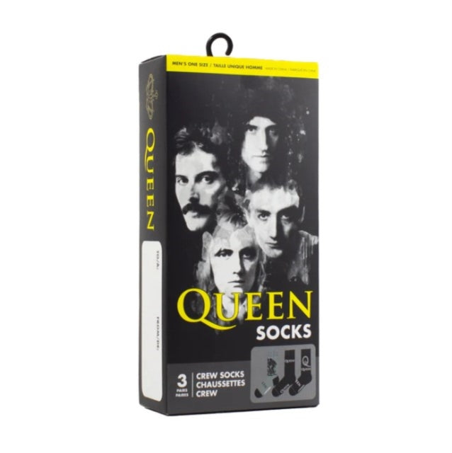 QUEEN - Queen Socks 3 Pack In Gift Box (One Size)