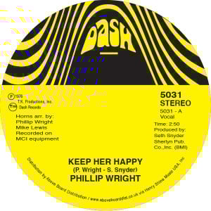 Phillip Wright - Keep Her Happy [7" Vinyl]