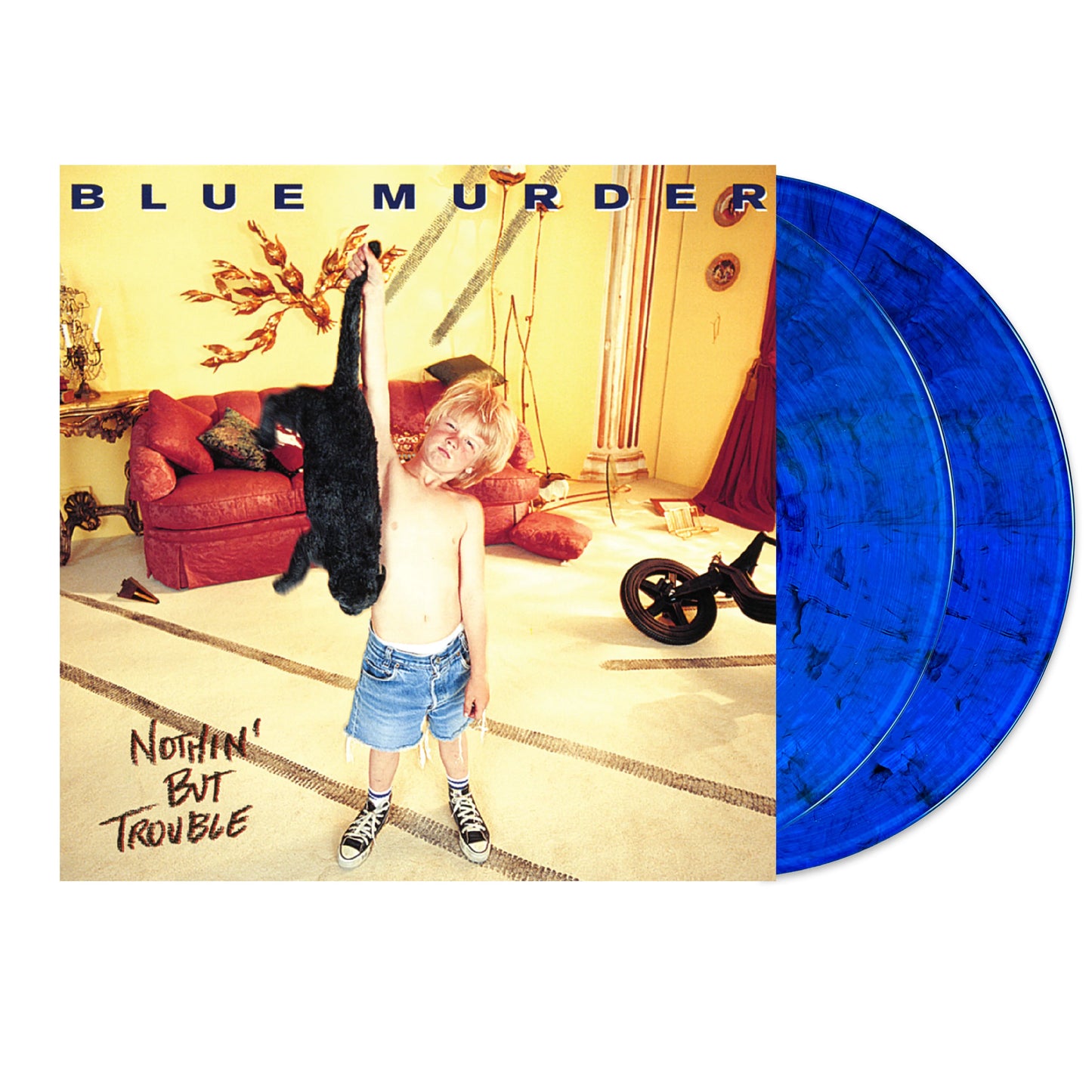 Blue Murder - Nothin' But Trouble (Remastered 2-LP Blue with Black Cat Swirl Vinyl Edition)