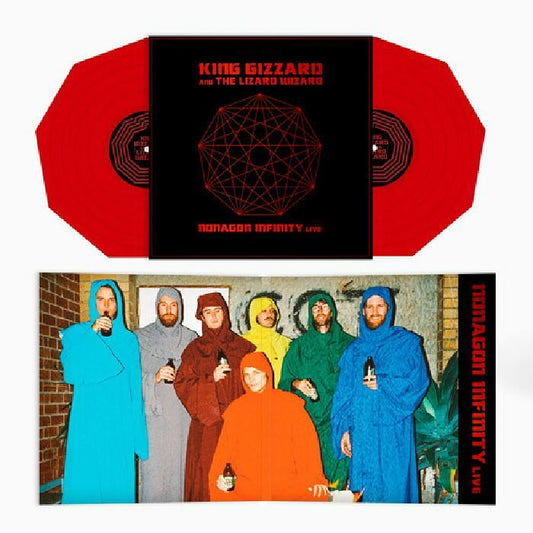 KING GIZZARD & THE LIZARD WIZARD - Nonagon Infinity Live (Red Vinyl) (I) [2LP]
