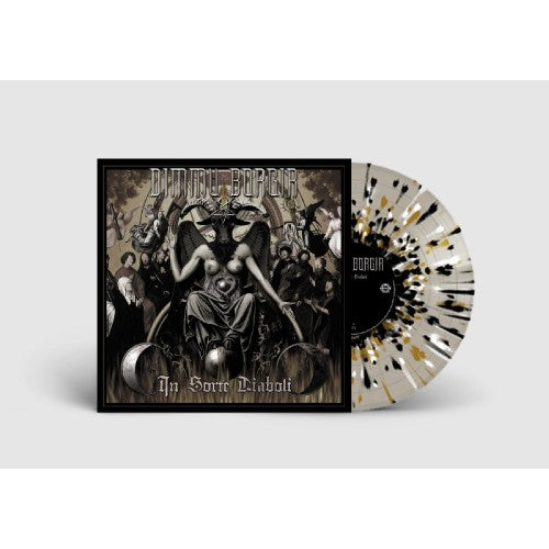 Dimmi Borgir - In Sorte Diaboli [Black, White & Gold splatter]