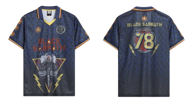 Black Sabbath - Never Say Die Rock Fc Football Shirt [Small]