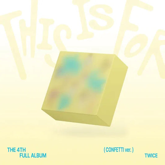 TWICE - THIS IS FOR [CD (CONFETTI ver.)]