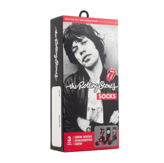 ROLLING STONES - The Rolling Stones Socks 3 Pack In Gift Box (One Size)