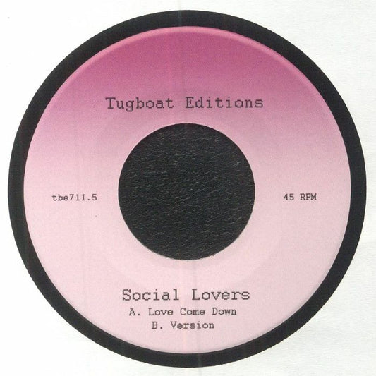 Social Lovers - LOVE COME DOWN DUB MIX 7 (LTD BLACK VINYL RE-ISSUE)