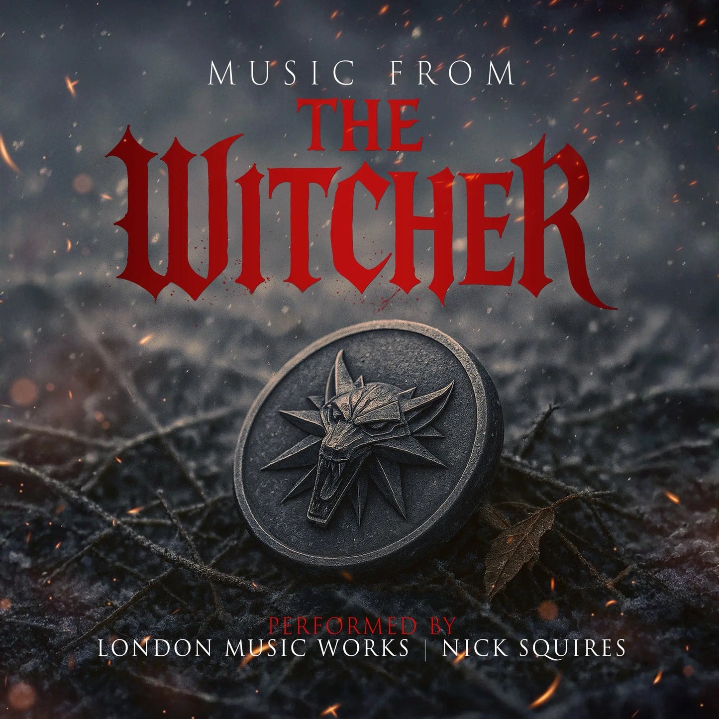 London Music Works & Nick Squires - Music from The Witcher [Red with Black Smoke 2LP]