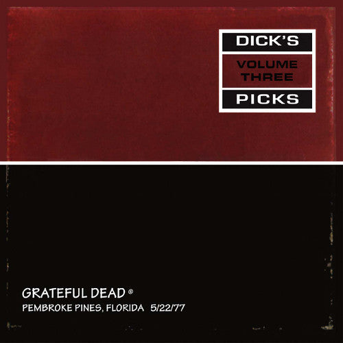 Grateful Dead - Dick’s Picks Vol. 3—Pembroke Pines, Florida 5/22/77 (Limited, Hand-Numbered, 180-Gram 4-LP Set)