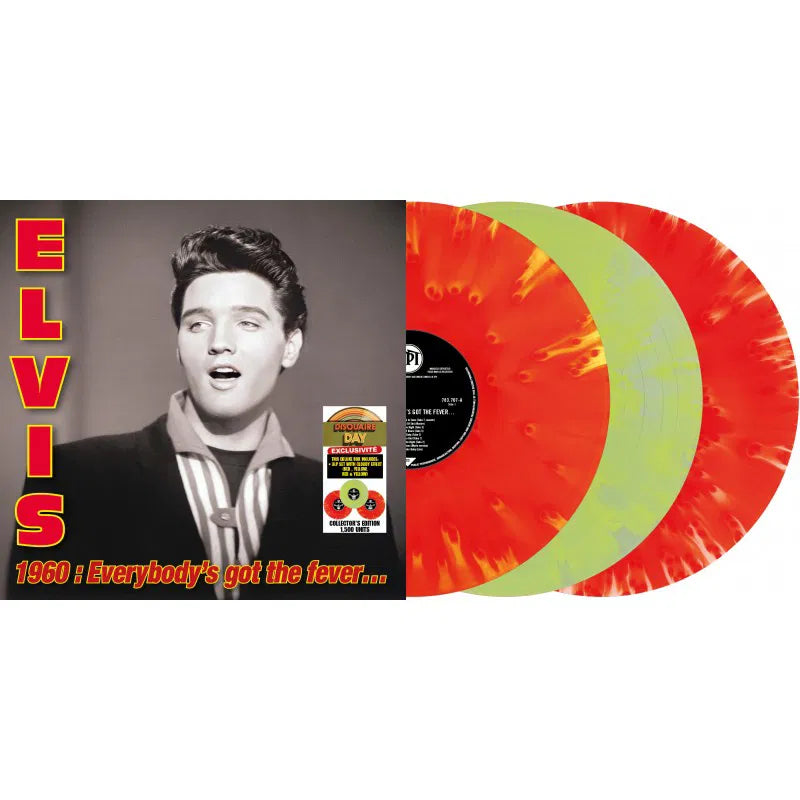 ELVIS PRESLEY - ELVIS 1960: EVERYBODY'S GOT THE FEVER (RED/YELLOW CLOUDY VINYL) (RSD 2025)