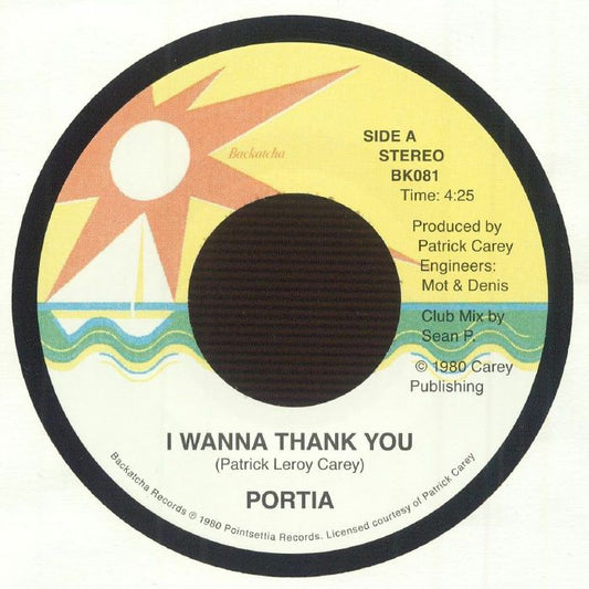 PORTIA - I Wanna Thank You [7" Vinyl]