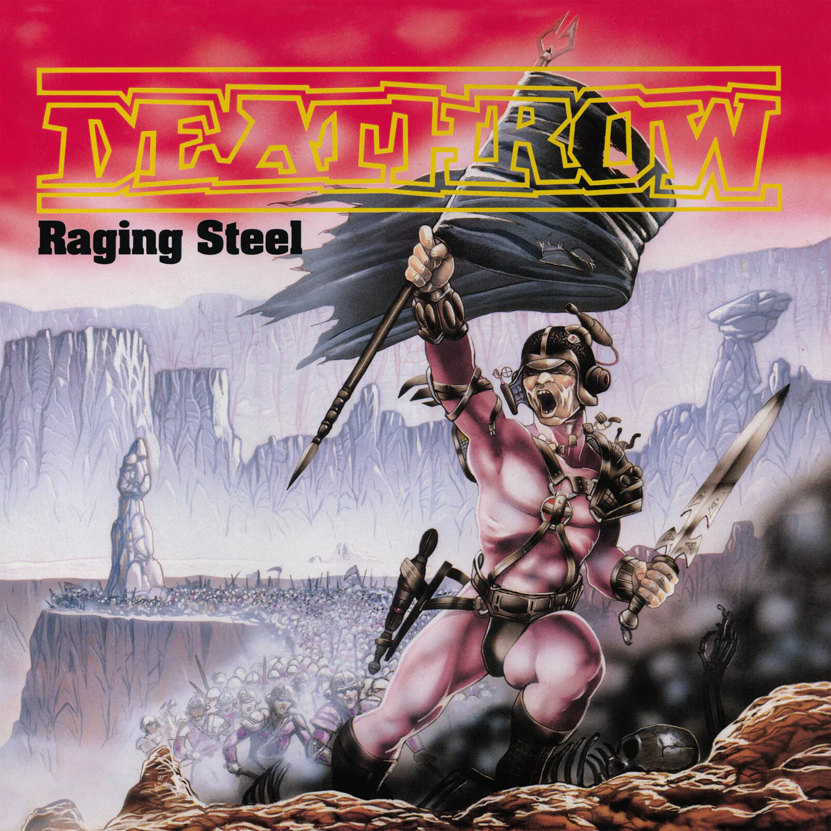 Deathrow - Raging Steel [LP Ltd Ed Splatter]