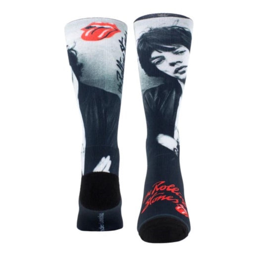ROLLING STONES	- Rolling Stone Mick 1975 Socks (One Size) - Dye Sublimation