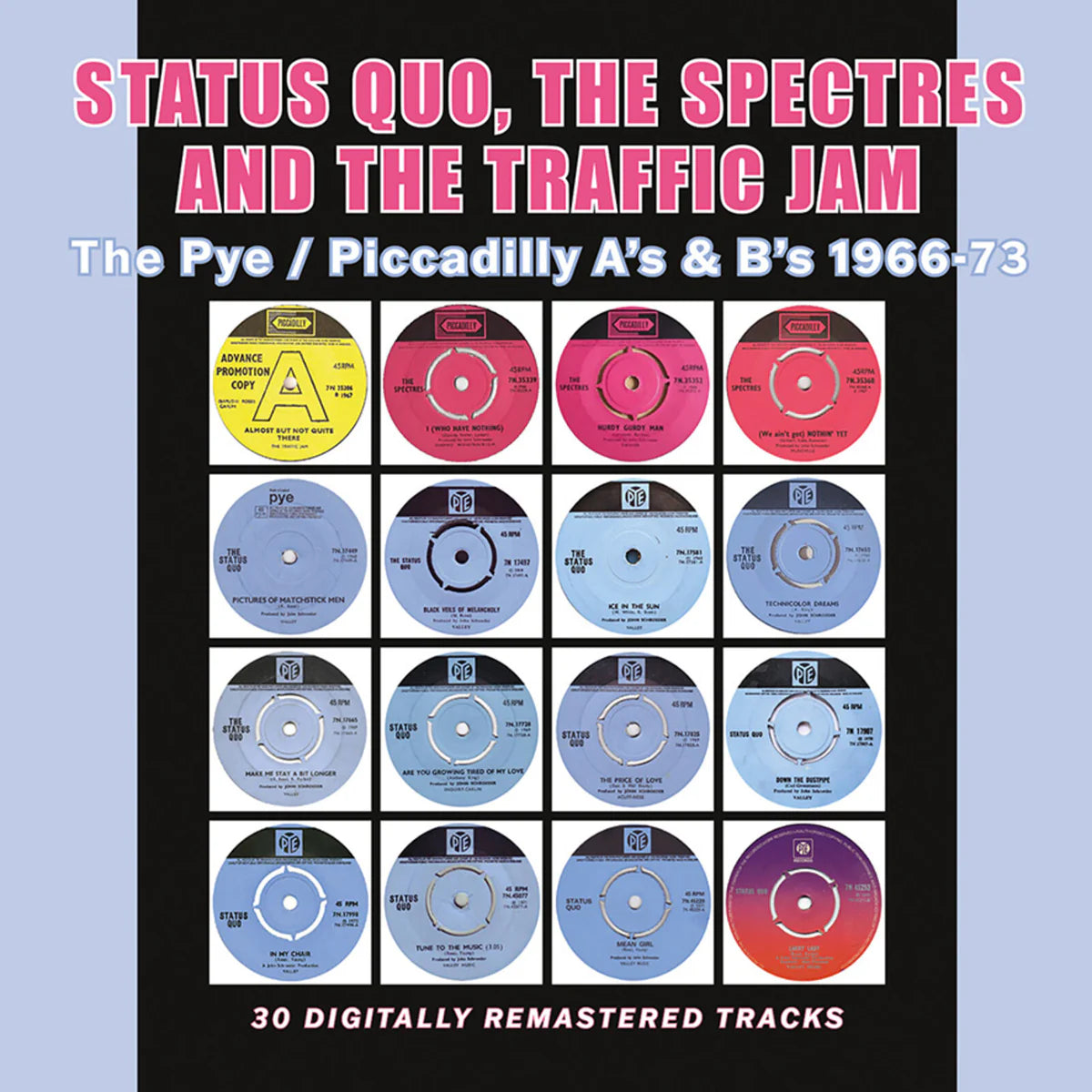 Status Quo, The Spectres and The Traffic Jam - The Pye / Piccadilly A's & B's 1966-73 [2CD]