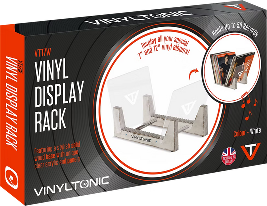 Vinyltonic Vinyl Display Rack White Finish