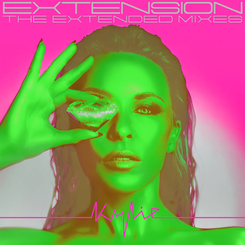 Kylie Minogue - Extension (The Extended Mixes) [2LP Neon Pink & Green Splatter Clear]