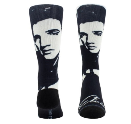 ELVIS PRESLEY - Elvis Portrait Socks (One Size) - Dye Sublimation