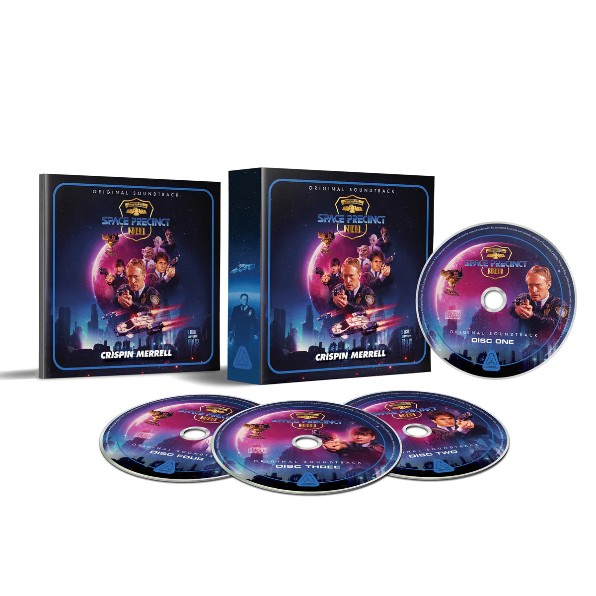 Crispin Merrell - Space Precinct (Original Soundtrack) [BXSET 4CD box set]
