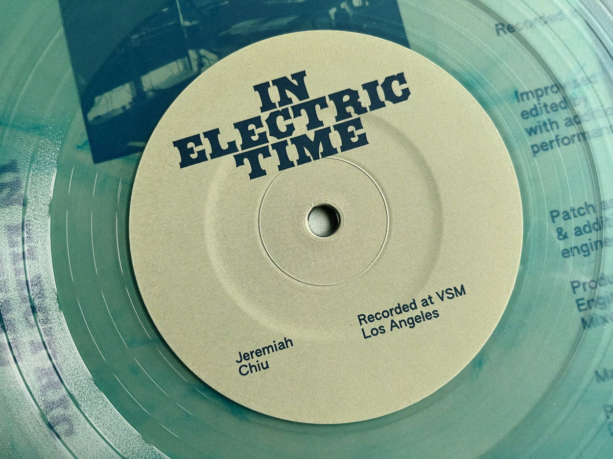 JEREMIAH CHIU - IN ELECTRIC TIME (INDIES "MODULAR MINT" COLOURED VINYL)